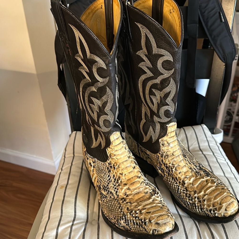 Tony Lama Snakeskin Boots